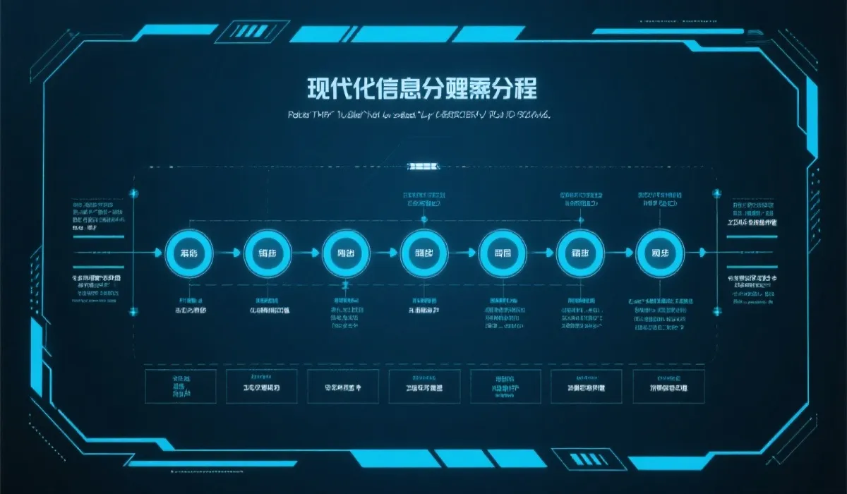 信息处理流程与系统架构示意